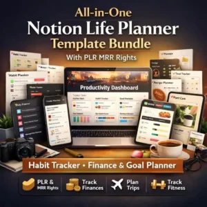 Notion Life Planner Bundle PLR