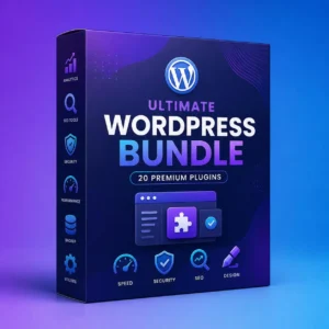 20 Premium WordPress Plugins Bundle GPL — Elementor Pro, WP Rocket, Rank Math SEO Pro and more in one dev toolkit